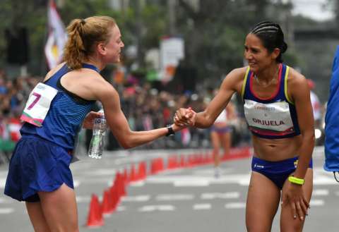 Angie Orjuela, primera medallista colombiana en los Panamericanos Lima 2019