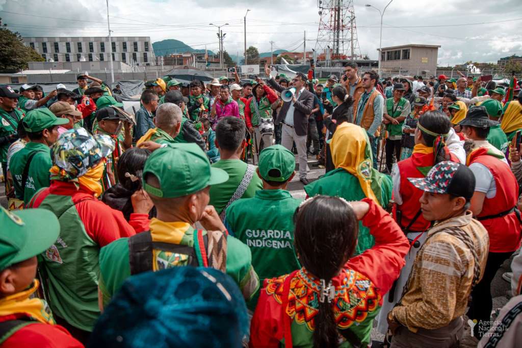 Las comunidades llegaron procedentes del departamento de Risaralda y otras regiones.