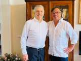 Concluyó reunión entre Gustavo Petro y César Gaviria en Italia