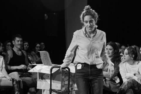 Amalia Andrade, de los libros al teatro