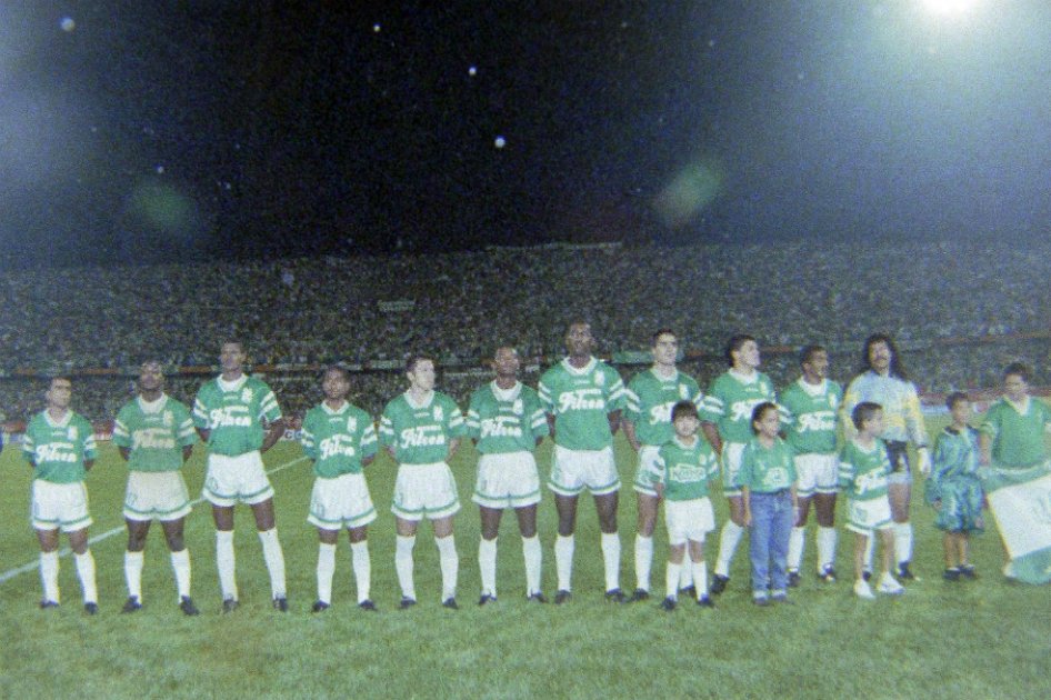 Entre las figuras de Nacional se encontraban: Alexis Garcia, Mauricio Serna, René Higuita, Victor Aristizábal, Juan Pablo Ángel y José Fernando Santa. / Archivo El Espectador