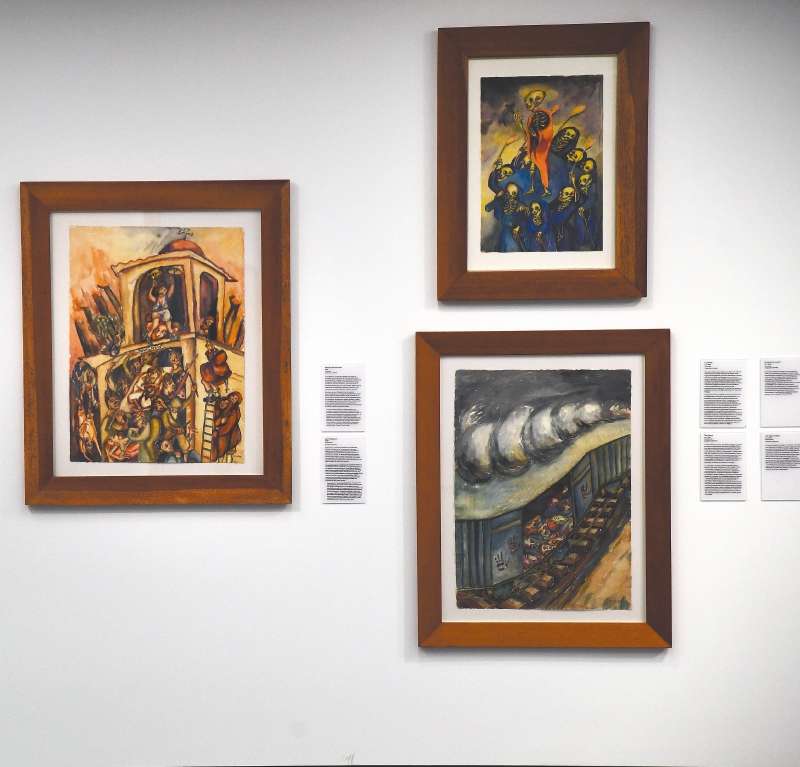 Debora Arango - Pintora - Exposicion en la sala de arte del edificio atrio de bancolombia