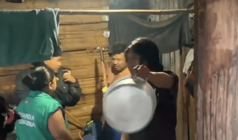 Con machete y agua caliente recibieron a Policía en allanamiento en Belén de Umbría