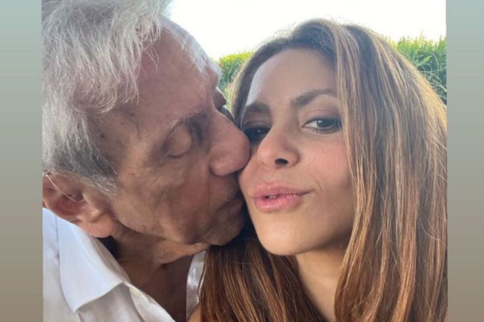 En medio de su separación con Gerard Piqué, Shakira reapareció en redes sociales y se mostró muy cariñosa con su papá, William Mebarak.
