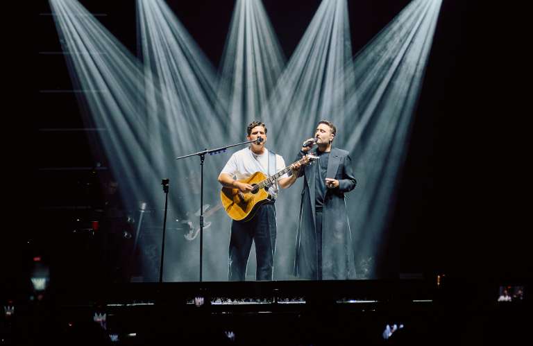 Reik en concierto en Bogotá, 11 de mayo 2025.