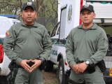 Estos son los dos policías que murieron en atentado del aeropuerto de Cúcuta