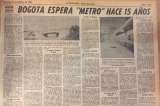 70 años hablando del metro en Bogotá