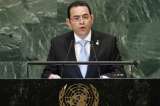 Presidente de Guatemala: comisión anticorrupción es "amenaza para la paz"