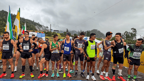 Cundinamarca es protagonista de la primera media maratón con 21 atletas élite