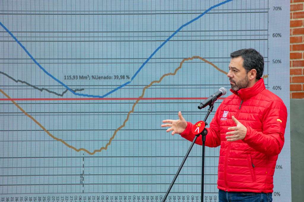 En mayo de 2023 fue el primer campanazo, cuando Chingaza llegó al nivel más bajo, cayendo dentro de los promedios normales (39 %).