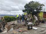 Continúa emergencia en Usaquén por deslizamiento de tierra en el norte de Bogotá