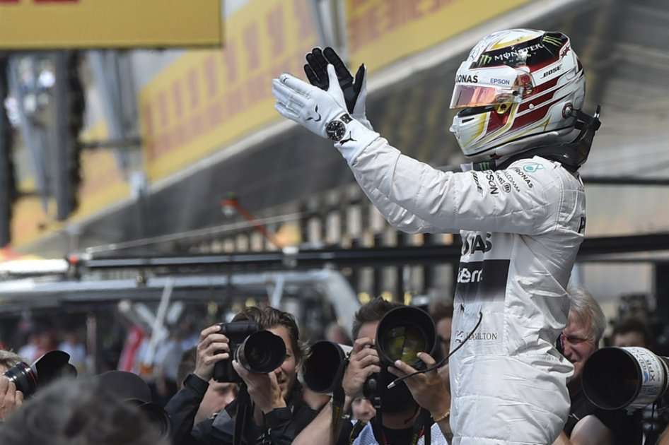 Lewis Hamilton, piloto de Mercedes y líder del Campeonato de F1. Foto: AFP