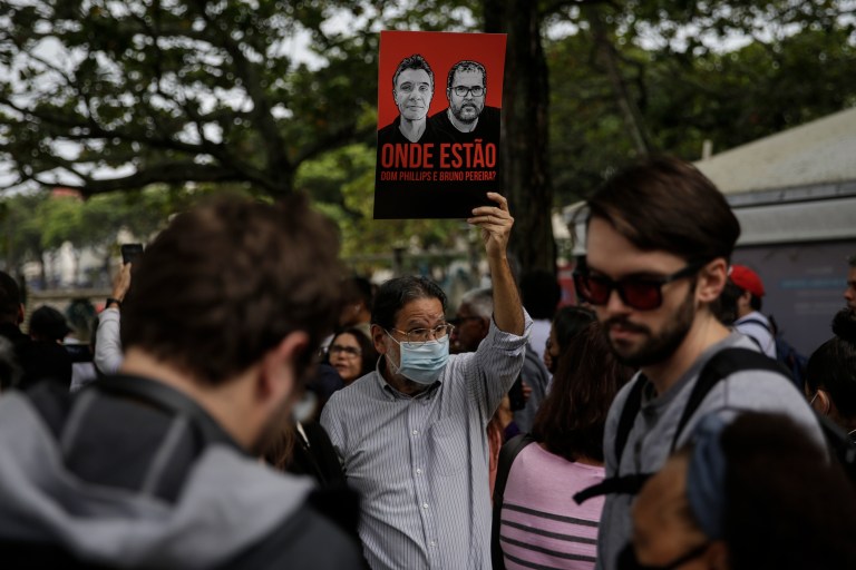 Habrían encontrado los cuerpos de periodista e indigenista desaparecidos en Amazonas