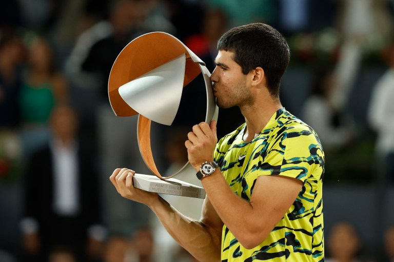 Alcaraz venció a Struff y revalidó su título en el Masters 1000 de Madrid