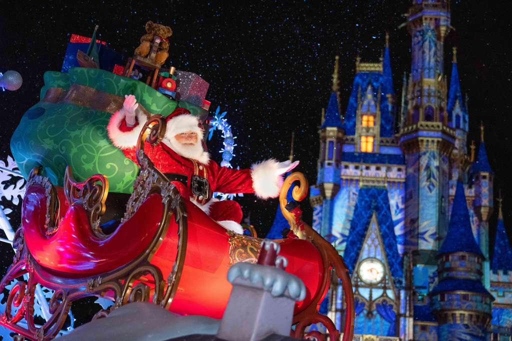 Turismo en Disney World. Fiestas de Navidad