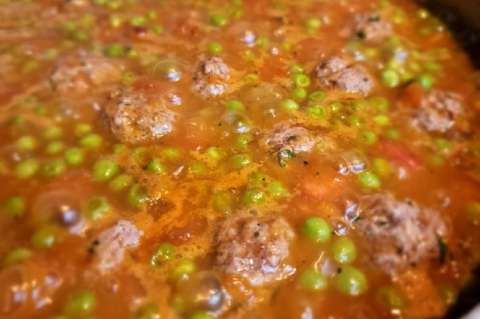 Receta para preparar albondiguitas con alverjas