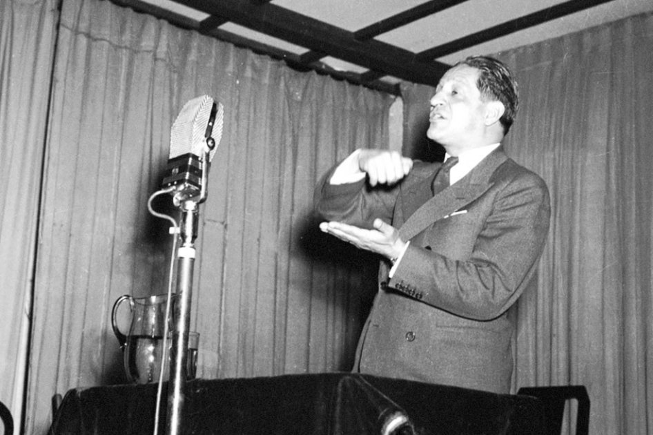 Jorge Eliécer Gaitán, líder liberal asesinado el 9 de abril de 1948. / Archivo