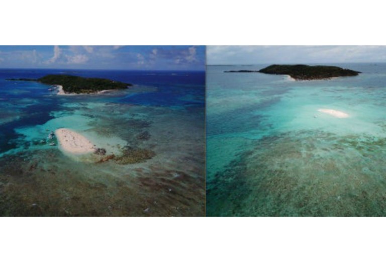 El islote de Palominito (Puerto Rico) está cerca de desaparecer por el cambio climático