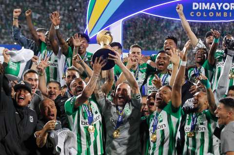 Atlético Nacional, pasado de copas 