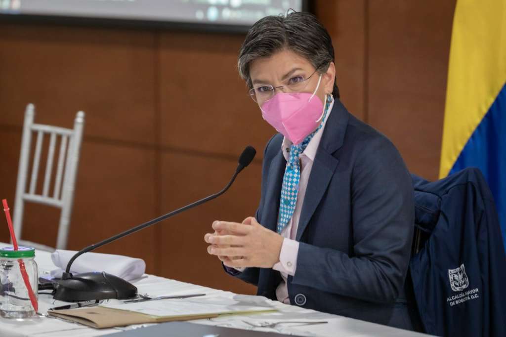 Claudia López instala centro para cuidar a los manifestantes retenidos