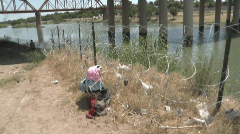 La travesía de migrantes que cruzan la frontera entre México y EE. UU.