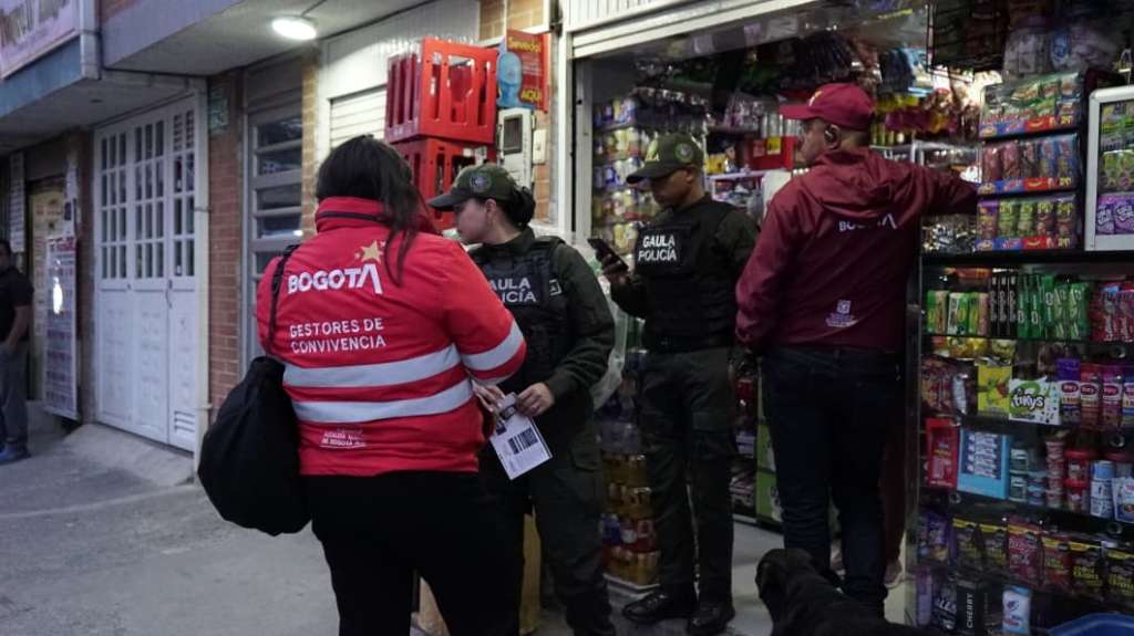 Disminución de denuncias de hurto a comercios, residencias y entidades financieras.
