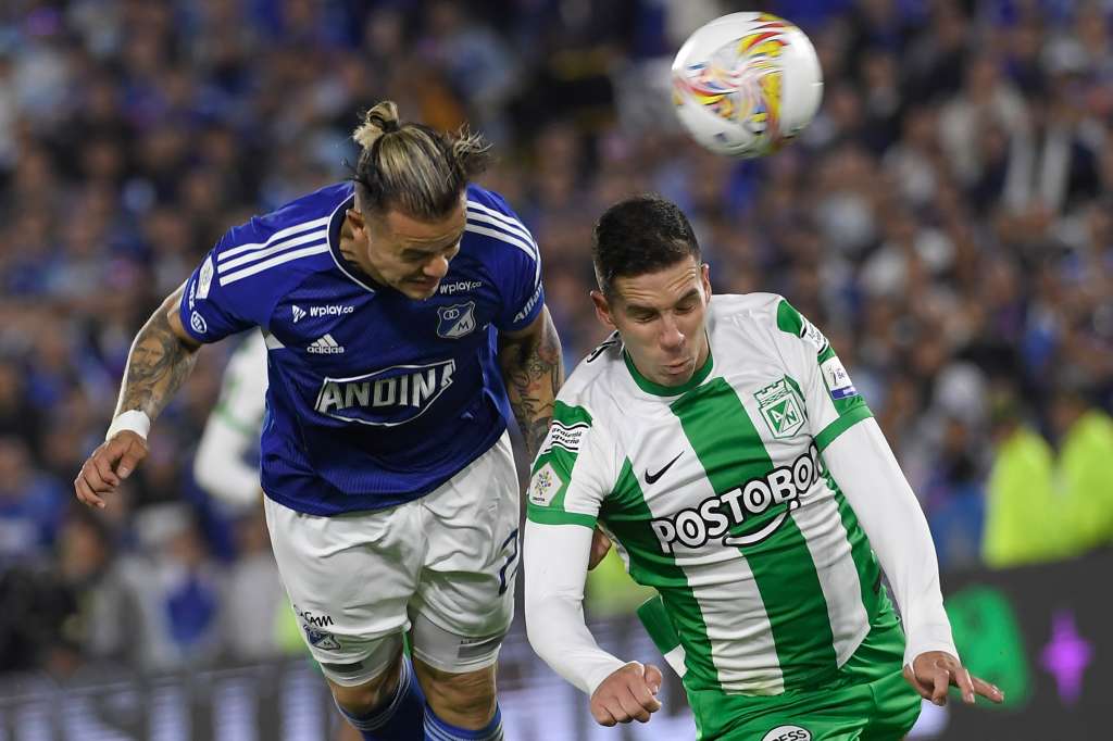 Partido de ida entre Millonarios vs Atlético Nacional, por la final de la Copa BetPlay Dimayor 2023.