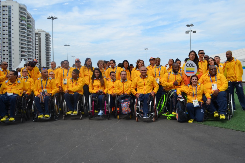 Buena parte de la delegación colombiana que participó con éxito en los Juegos Paralímpicos de Río de Janeiro. / Fotos: CPC