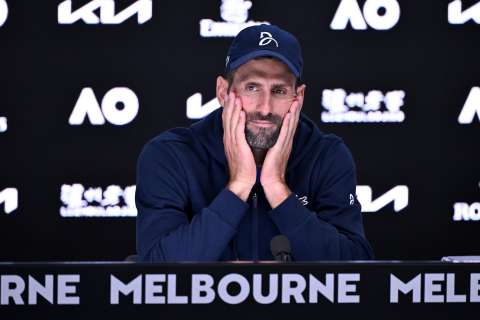 Djokovic: “Si hubiera ganado el primer set, tal vez lo hubiera intentado”