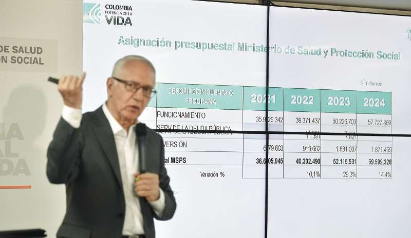 Gillermo Jaramillo(Minsalud), en Rueda de prensa Ministerio de Salud