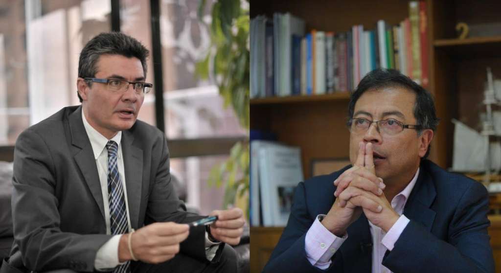 Alejandro Gaviria y Gustavo Petro