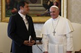 Papa Francisco habló con Correa sobre las poblaciones indígenas