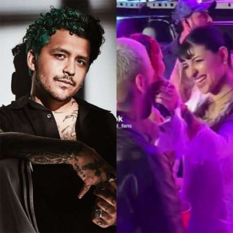 Video: sorprenden a Nodal y Cazzu bailando en concierto de Wisin y Yandel