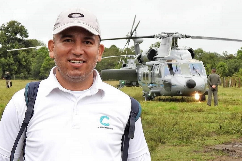 Javier Francisco Parra, coordinador ambiental en La Macarena.