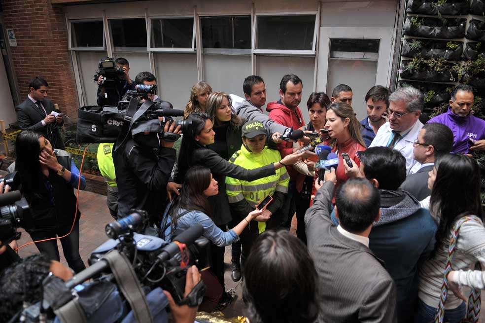 Cristina Plazas, directora del ICBF, aseguró en una rueda de prensa que los niños ya fueron dados de alta. / Cristian Garavito