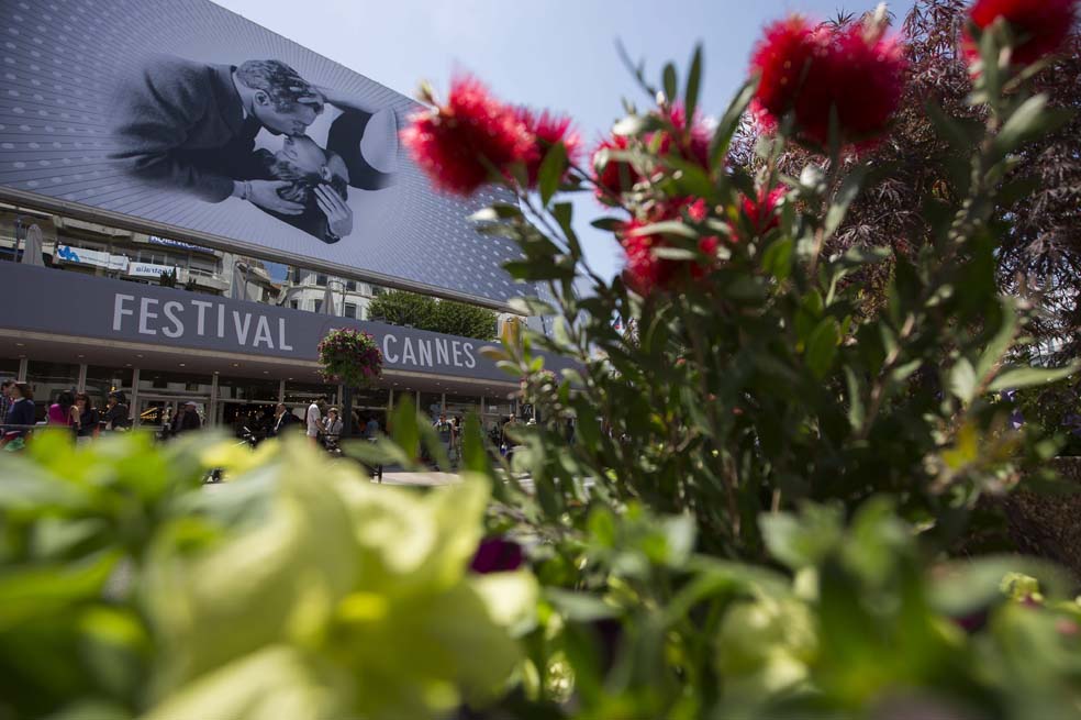Vista del cartel promocional de la 66 edición anual del Festival de Cine de Cannes que se celebrará del 15 al 26 de mayo. / EFE