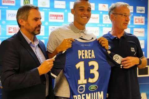 Brayan Perea, presentado en su nuevo equipo