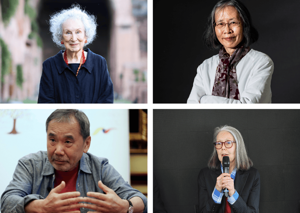 Las escritoras Can Xue, Anne Carson, Margaret Atwood y el escritor Haruki Murakami son algunos de los nombres más sonados.