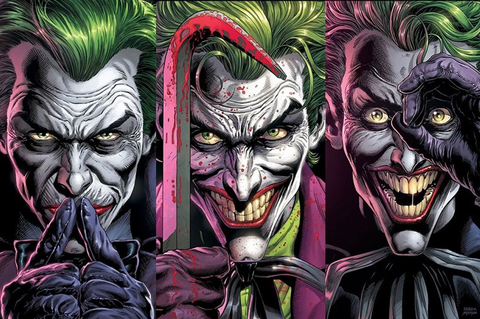 Las tres versiones del Joker a las que tendrán que enfrentarse Batman en nueva miniserie de DC Comics.