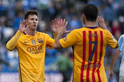 Barcelona venció al Málaga y es líder provisional de la Liga