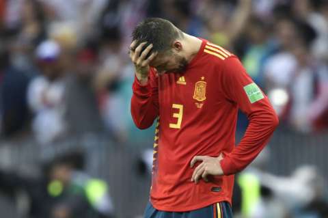El amargo adiós de Piqué