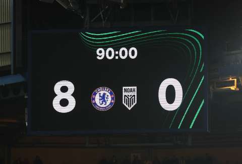 ¡8-0! Chelsea goleó a Noah en la Conference League: vea los goles