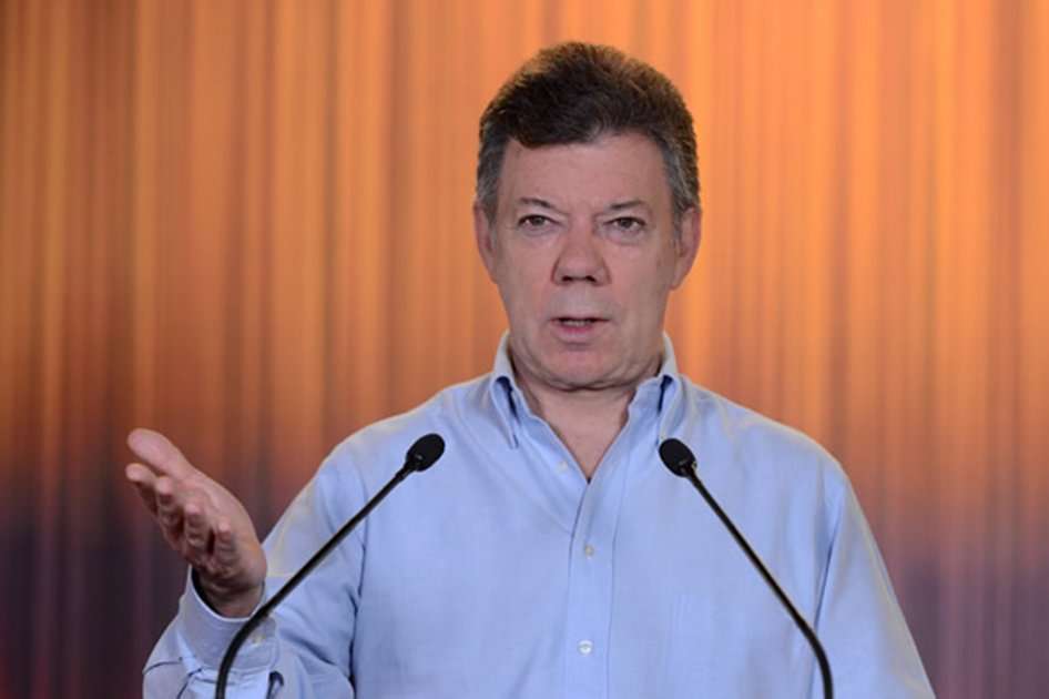 El presidente de Colombia, Juan Manuel Santos.