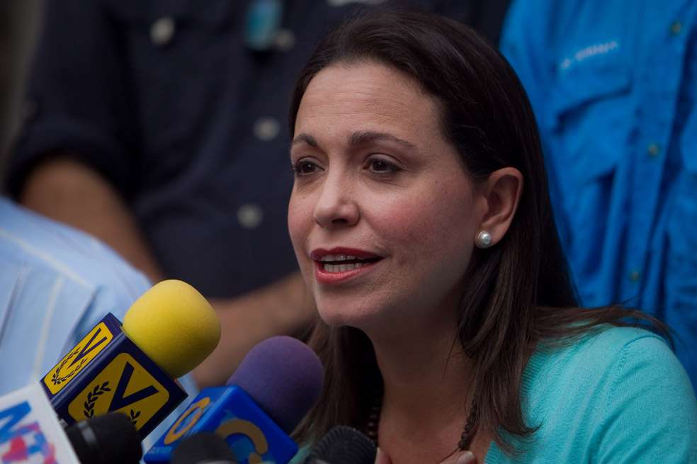 La opositora María Corina Machado. / EFE