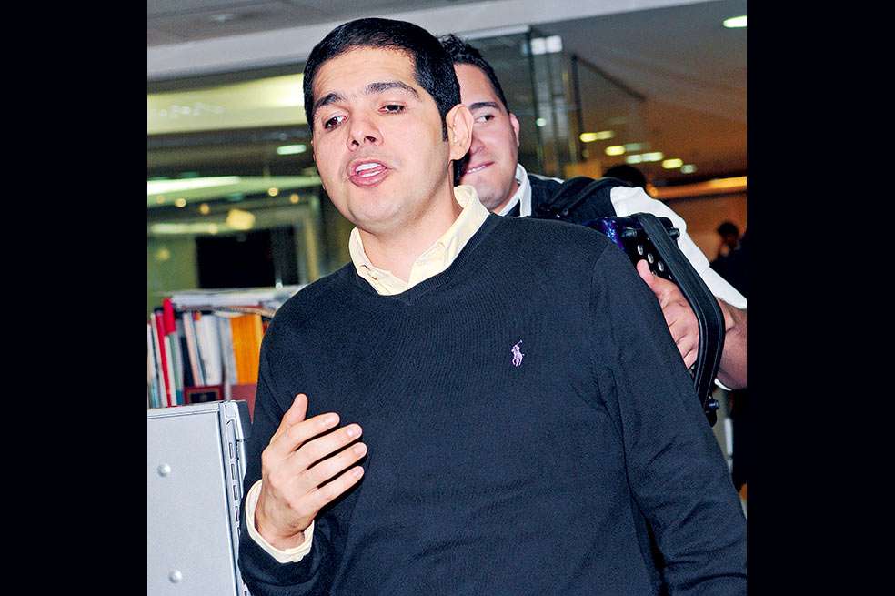 Peter Manjarrés, cantante de música vallenata, debió afrontar el proceso ante el Consejo Nacional Electoral. / Óscar Pérez
