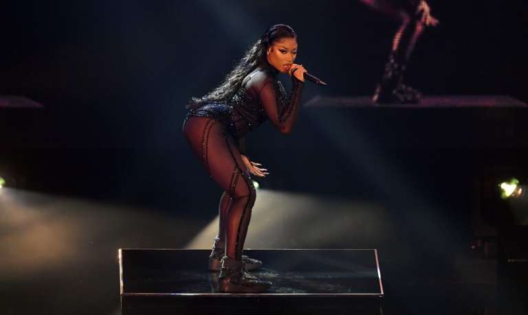 Megan Thee Stallion en los American Music Awards 2020.