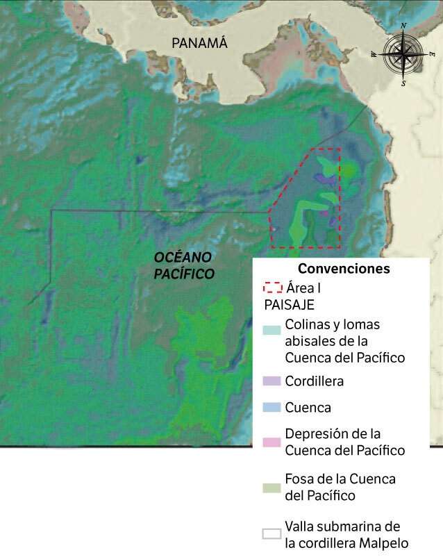 La Cordillera Submarina Beata y de la Cuenca Pacífico Norte, unas áreas que no todos los colombianos tienen en el radar. /Invemar