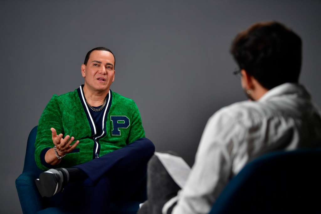 Cantante de Salsa durante entrevista para El Espectador