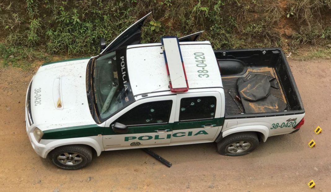 De los otros heridos, se conoció que se trata de los patrulleros, Adolfo Ríos, José Alirio Rivera, Jorge Mendoza, Wilmar Oswaldo Ortiz.