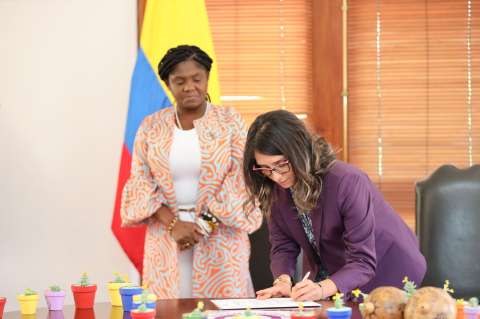 Diana Gómez Correal se posesionó como viceministra de las Mujeres del Minigualdad
